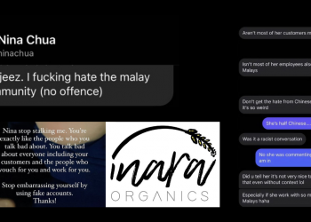 Founder of Inara Organics says she “F**king hates the Malay Community (No Offence)”