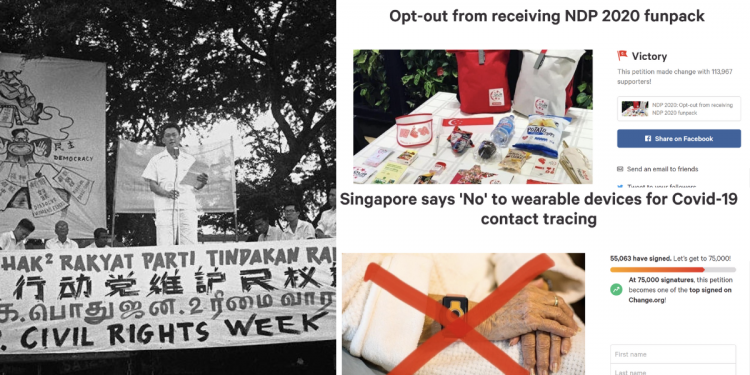 Do Petitions help move the needle on issues in Singapore?