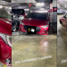 “Rims and tyres gone” – The sorry state of a new red Singapore car parked at KSL Mall in Johor Bahru