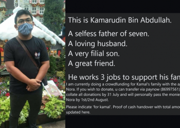 “A selfless father” – Kamarudin Bin Abdullah, who worked 3 jobs to support family of 10, passes away