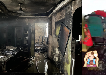 Fundraiser started for family with 4 young children that lost their flat in a fire at Block 304A Sembawang Close