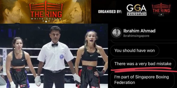 “I’ve never seen such a ridiculous decision!” – The Ring’s White Collar Boxing Show comes under fire after boxer cries foul
